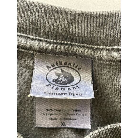 Authentic Pigment Jorma Band T Shirt Concert Tee XL Unisex Gray Retro Festival - Picture 8 of 9